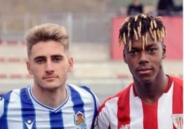 El guiño de Nico Williams al fichaje de Robert Navarro por el Athletic