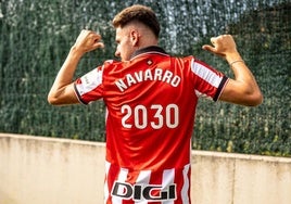 Robert Navarro, un barcelonés de padres navarros y pasado en Osasuna y Real