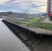 Estado de los muelles de Barakaldo que serán reparados para su uso.