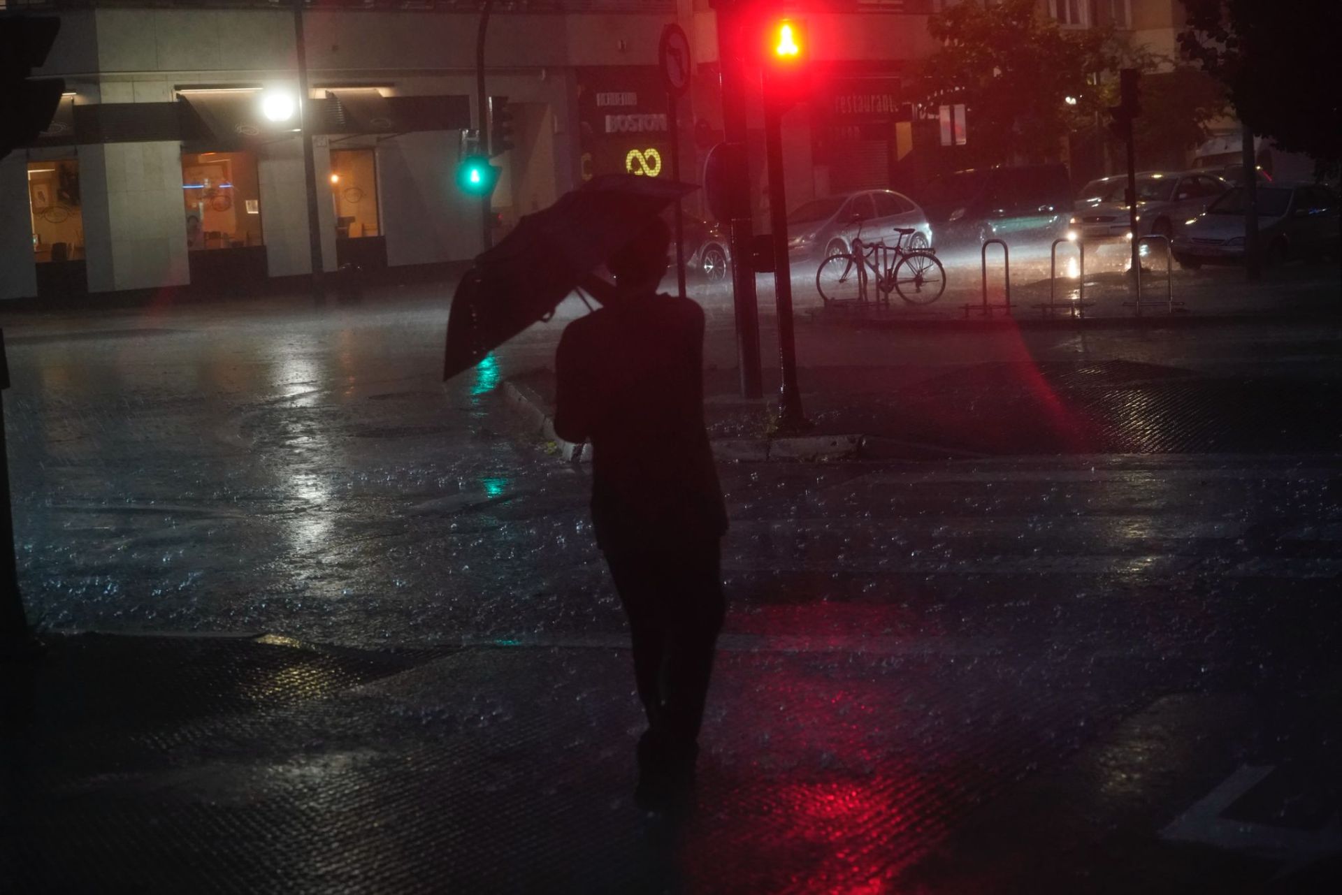 Las imágenes de la tormenta en Vitoria