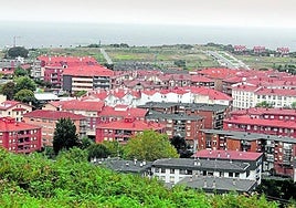 Vista general del municipio de Sopela.