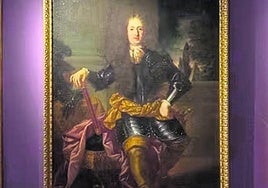El retrato de Ferdinando de Médici que ha resultado dañado.