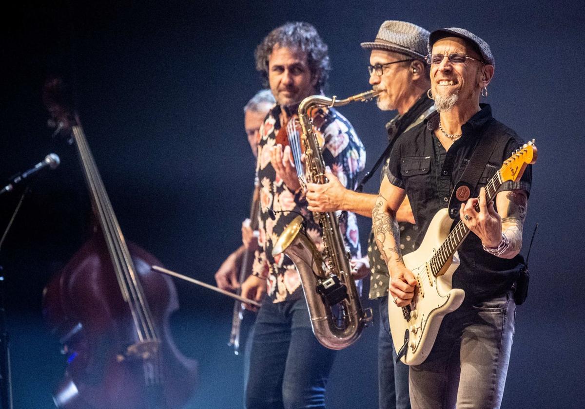 Fito & Fitipaldis, durante un concierto en 2022.