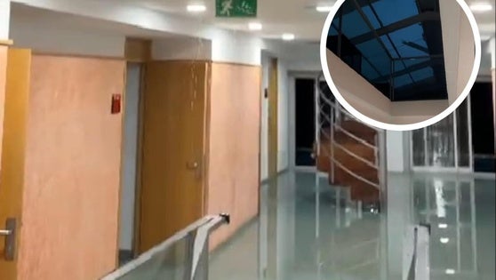 Tormentas de más de 15 litros/m2 dejan sin luz a Iurreta e inunda su comisaría de la Ertzaintza