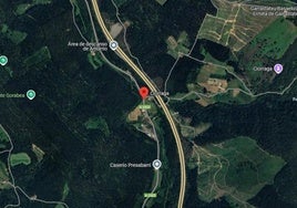 Reabierta la AP-68 en dirección Vitoria tras el incendio de un camión a la altura de Zuia