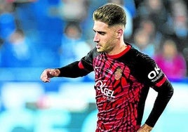Navarro ha disputado 18 partidos de Liga con el Mallorca.