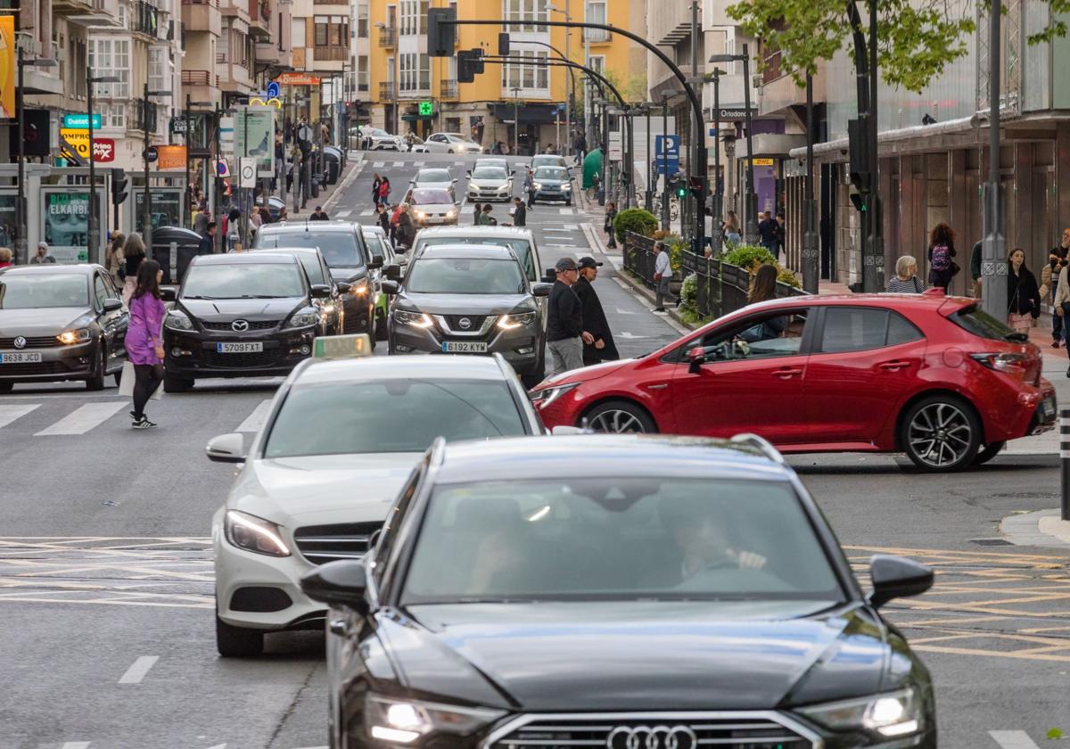 La calle Francia será una de las 'fronteras' de la zona de bajas emisiones
