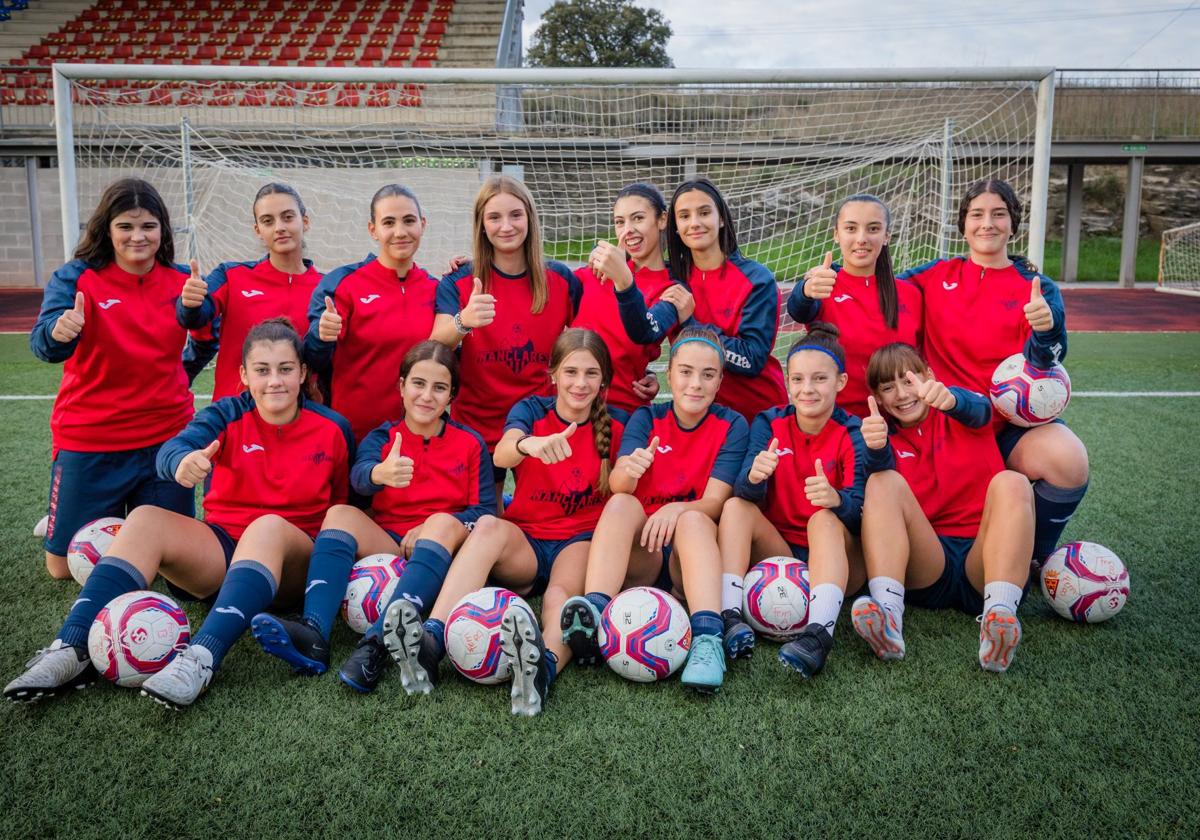 El Nanclares femenino, líderes del programa Deportivity en la temporada 2023-24.