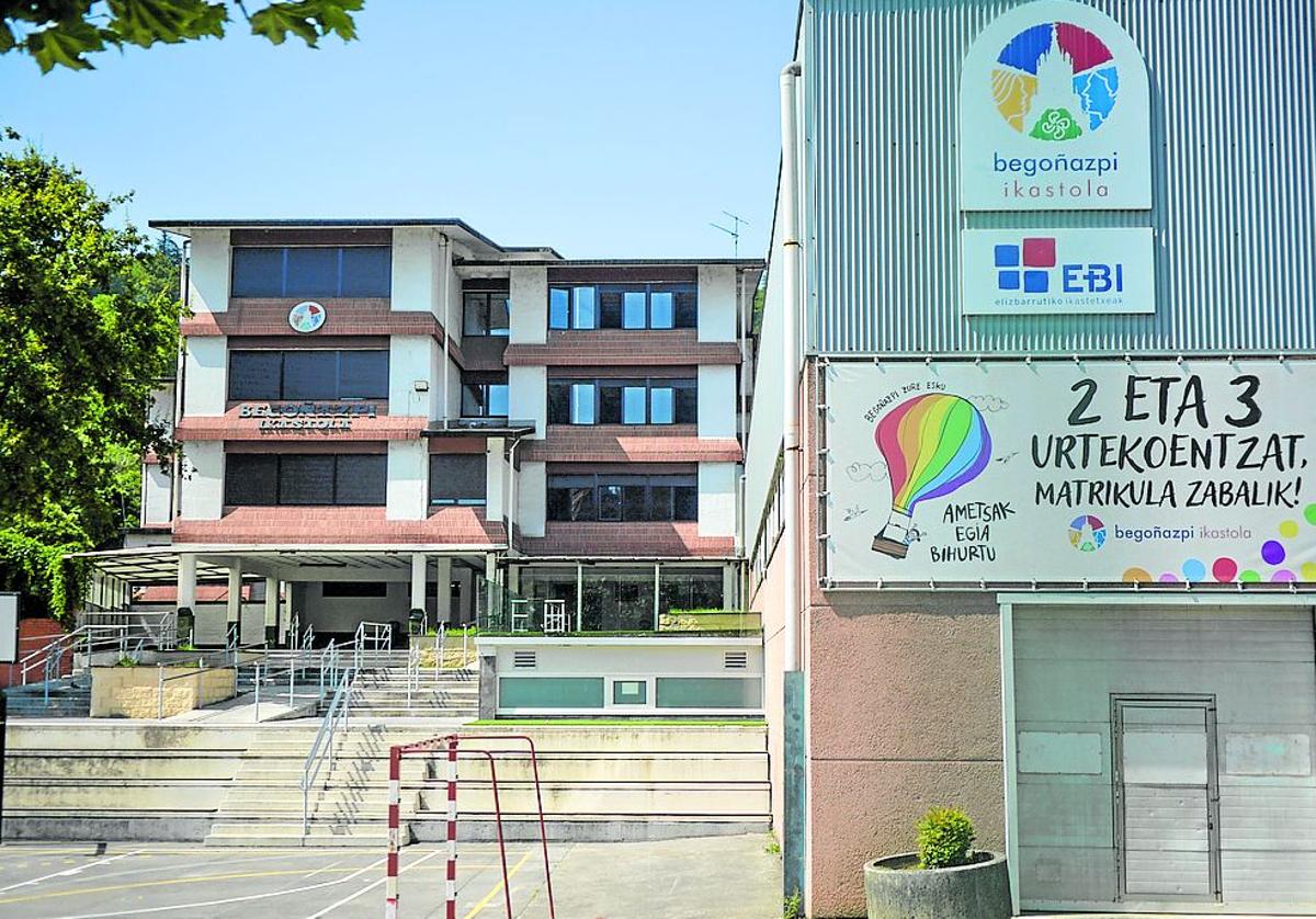 La ikastola Begoñazpi realizó obras de ampliación en 2018, lo que dio lugar a este pleito.