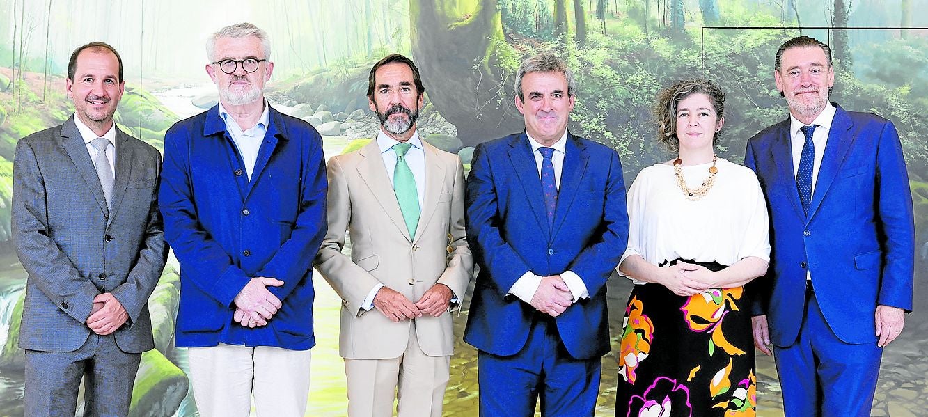 Joseba Doistua, Miguel Falomir, Rafael Orbegozo, Guillermo Barandiarán, Urkiri Salaberria y Miguel Zugaza.