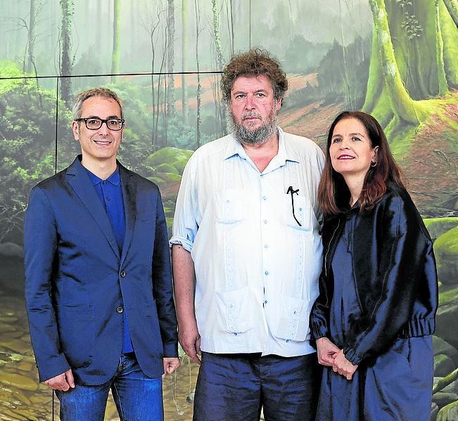 Mikel Lertxundi, Pedro G. Román y Laura Martínez de Guereñu.