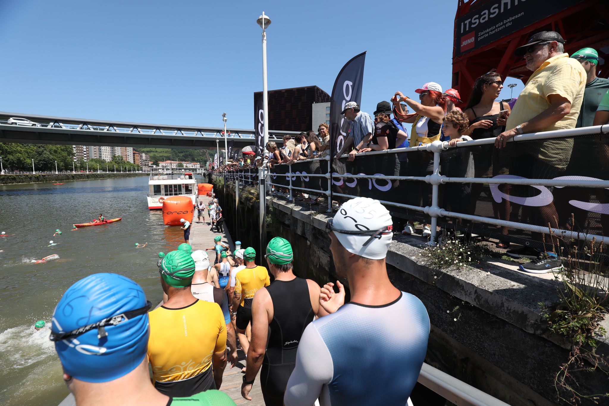 Las mejores imágenes del Triatlón de Bilbao