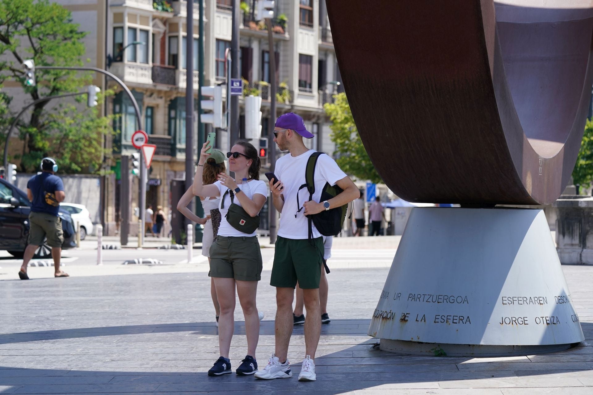 Las imágenes del intenso calor en Bizkaia