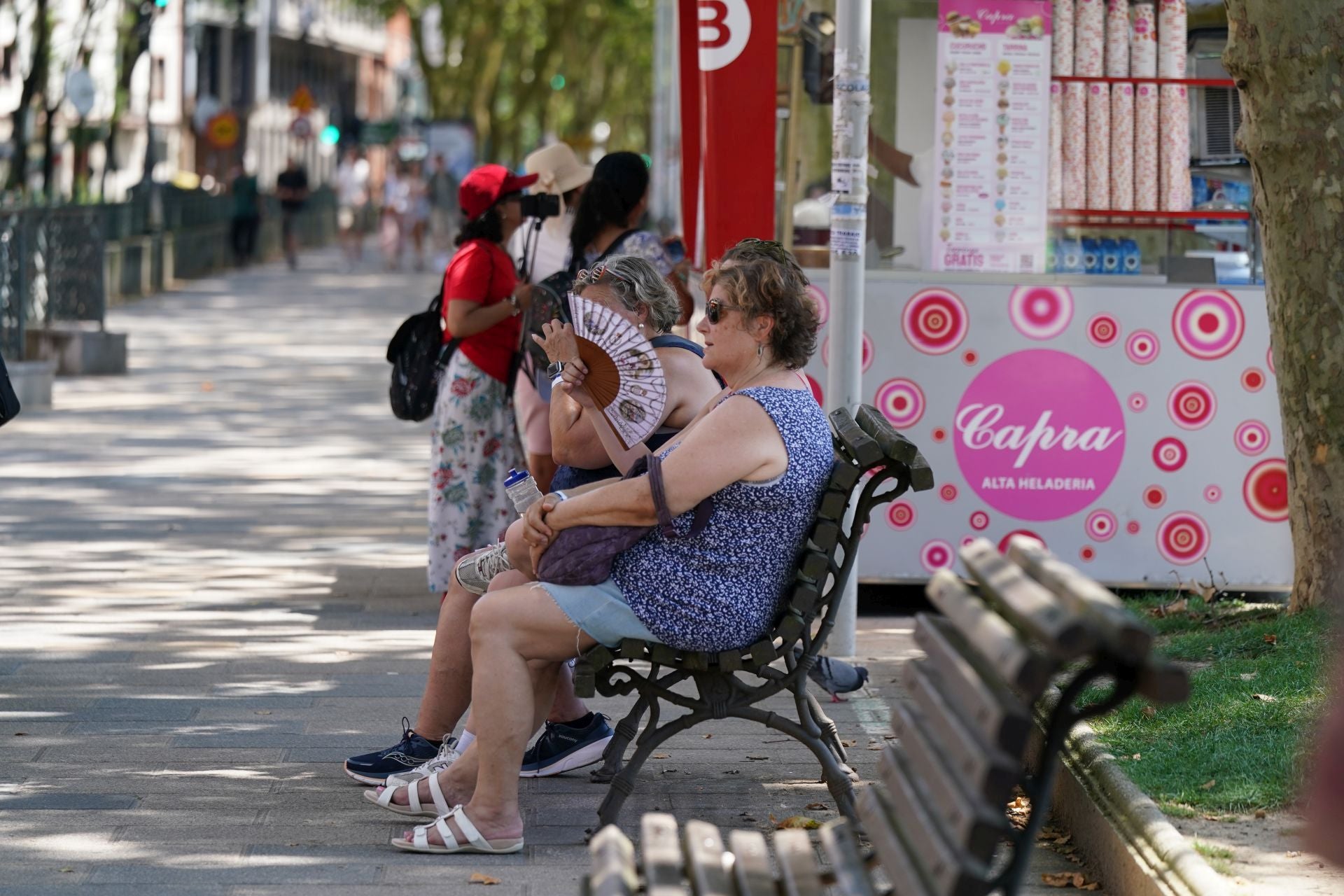 Las imágenes del intenso calor en Bizkaia