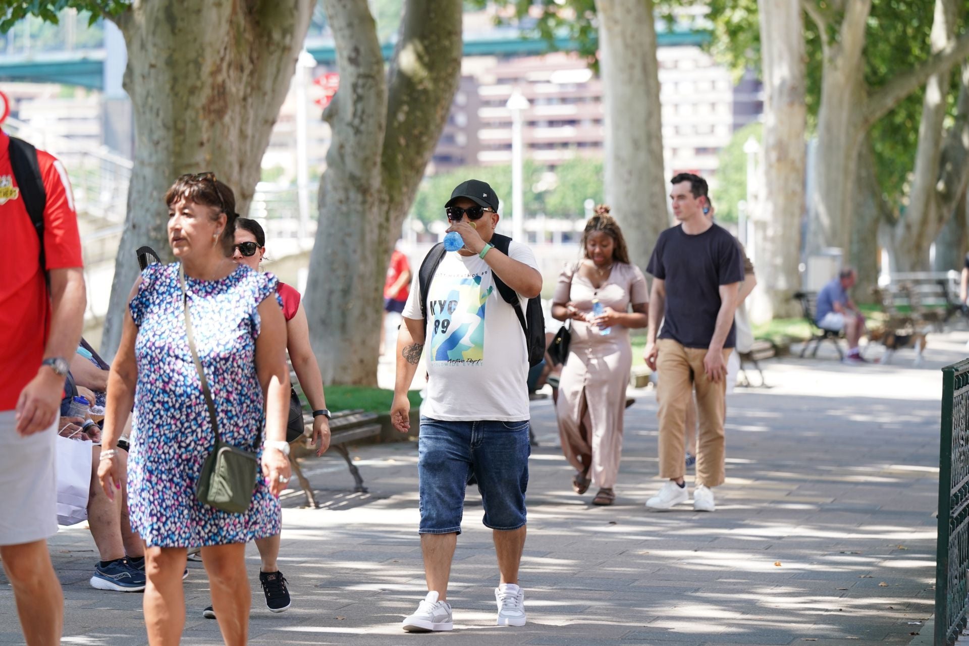 Las imágenes del intenso calor en Bizkaia