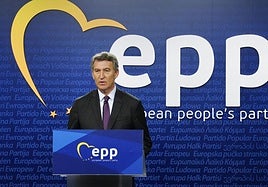 El presidente del PP, Alberto Núñez Feijóo.