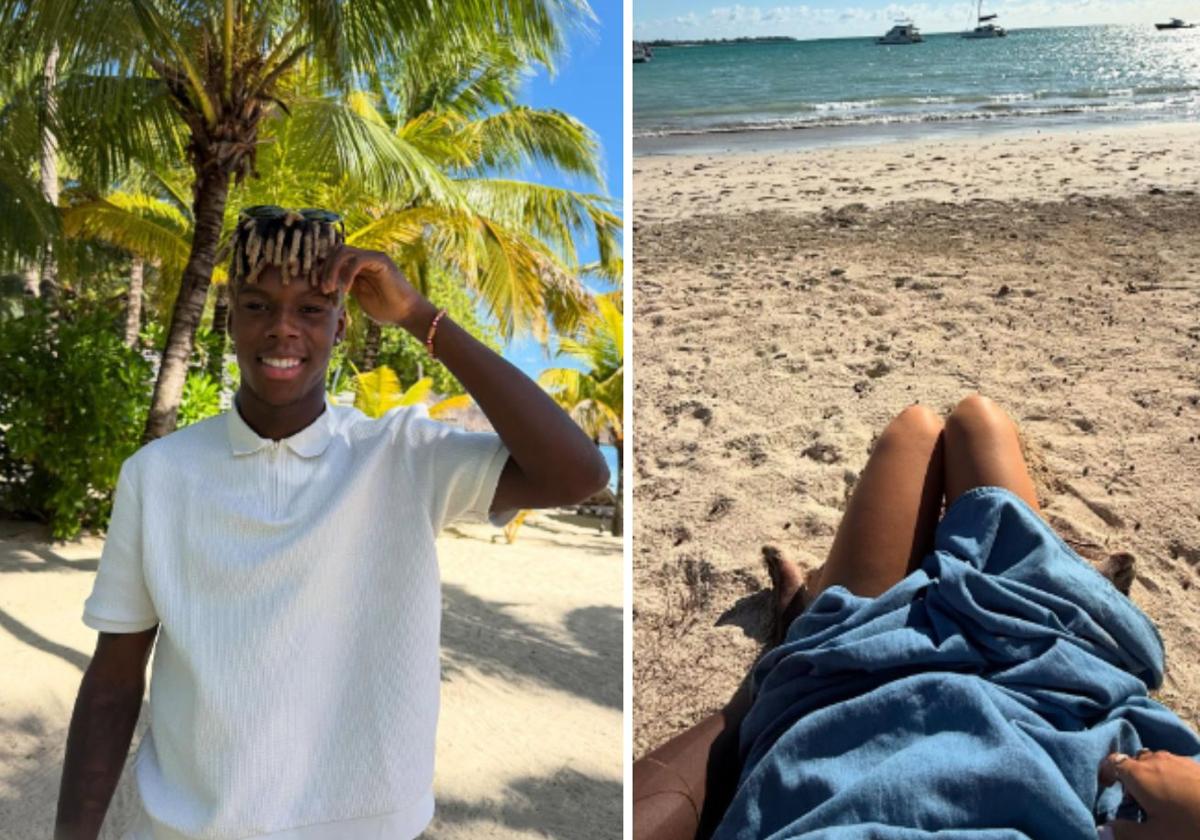 Nico Williams ha subido varias fotografías de sus vacaciones en las Islas Mauricio.
