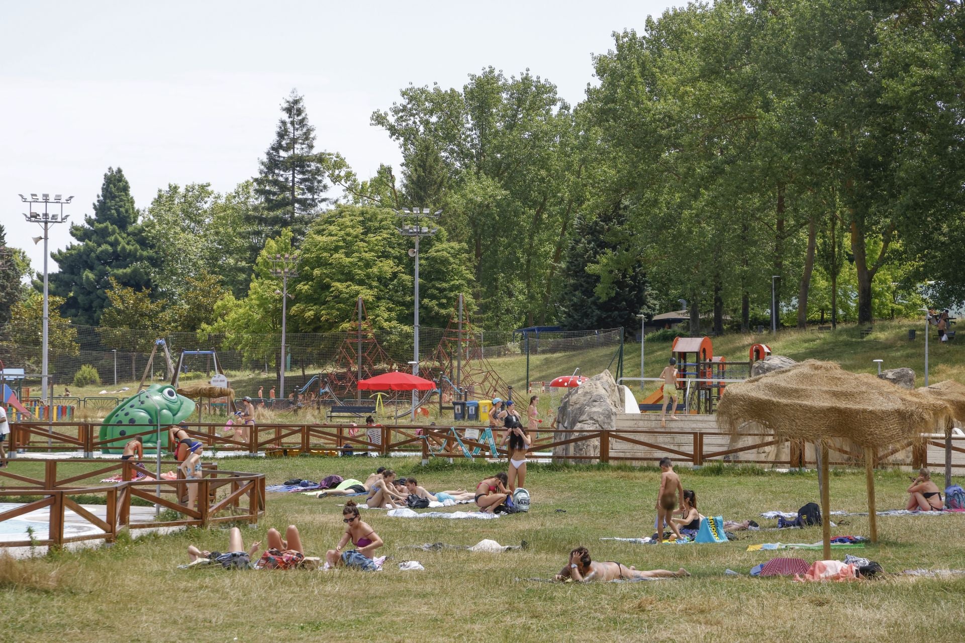Las imágenes de la calurosa jornada en Vitoria
