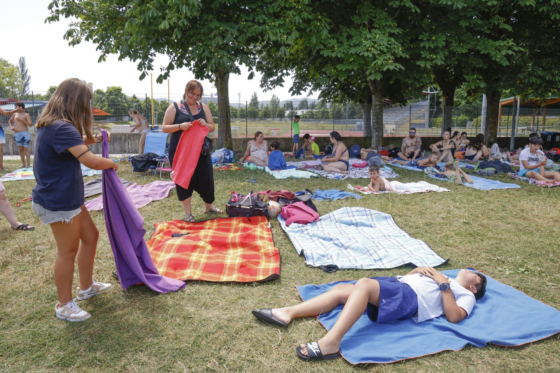 Las imágenes de la calurosa jornada en Vitoria