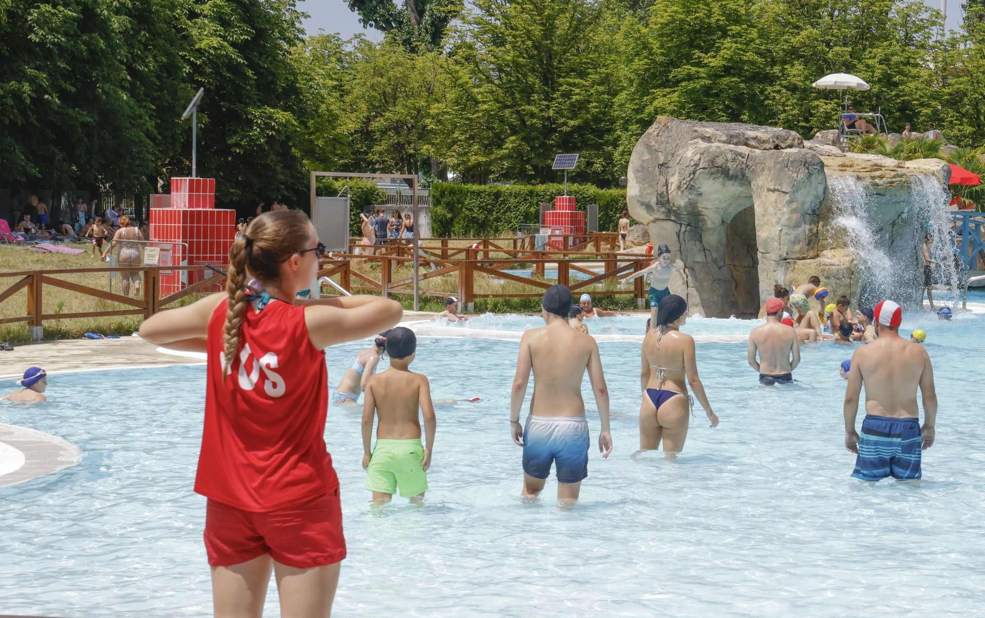 Las imágenes de la calurosa jornada en Vitoria