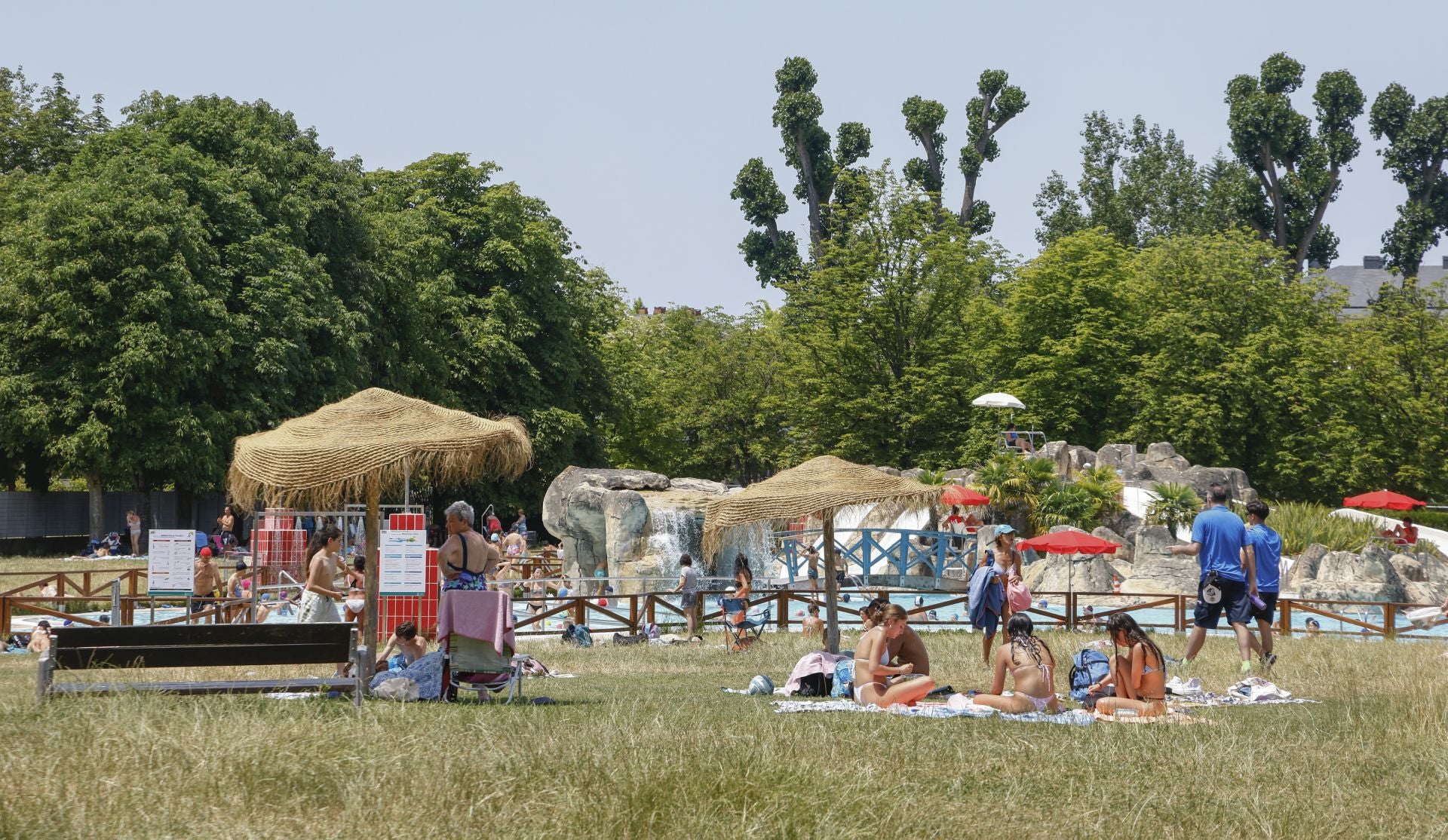 Las imágenes de la calurosa jornada en Vitoria
