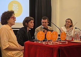 Melgosa (segunda por la izquierda), en el acto celebrado este lunes en Madrid.