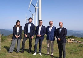 Irantzu Allende, Kerman Gabiola, Mikel Jauregi, Julio Castro y Mikel Amundarain