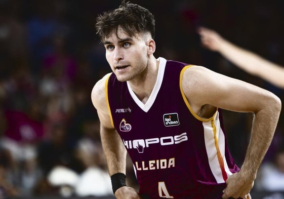 Villar, en un partido de esta temporada con el Hiopos Lleida.