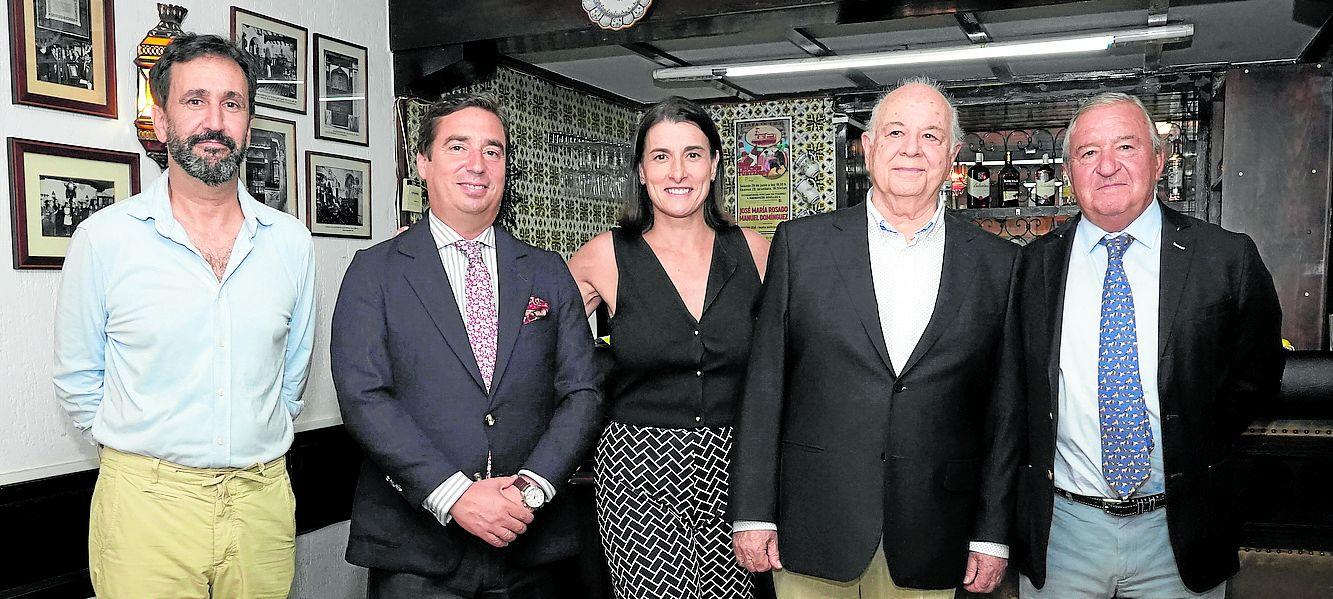 Mikel Iribarren, José María Garzón, Gema Igual, Indalecio Sobrino y Juan Manuel Delgado.
