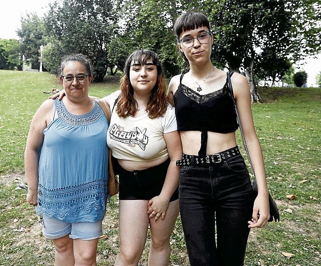 Gloria Abajo, Haizea Larrabide y Ainhoa Juan.
