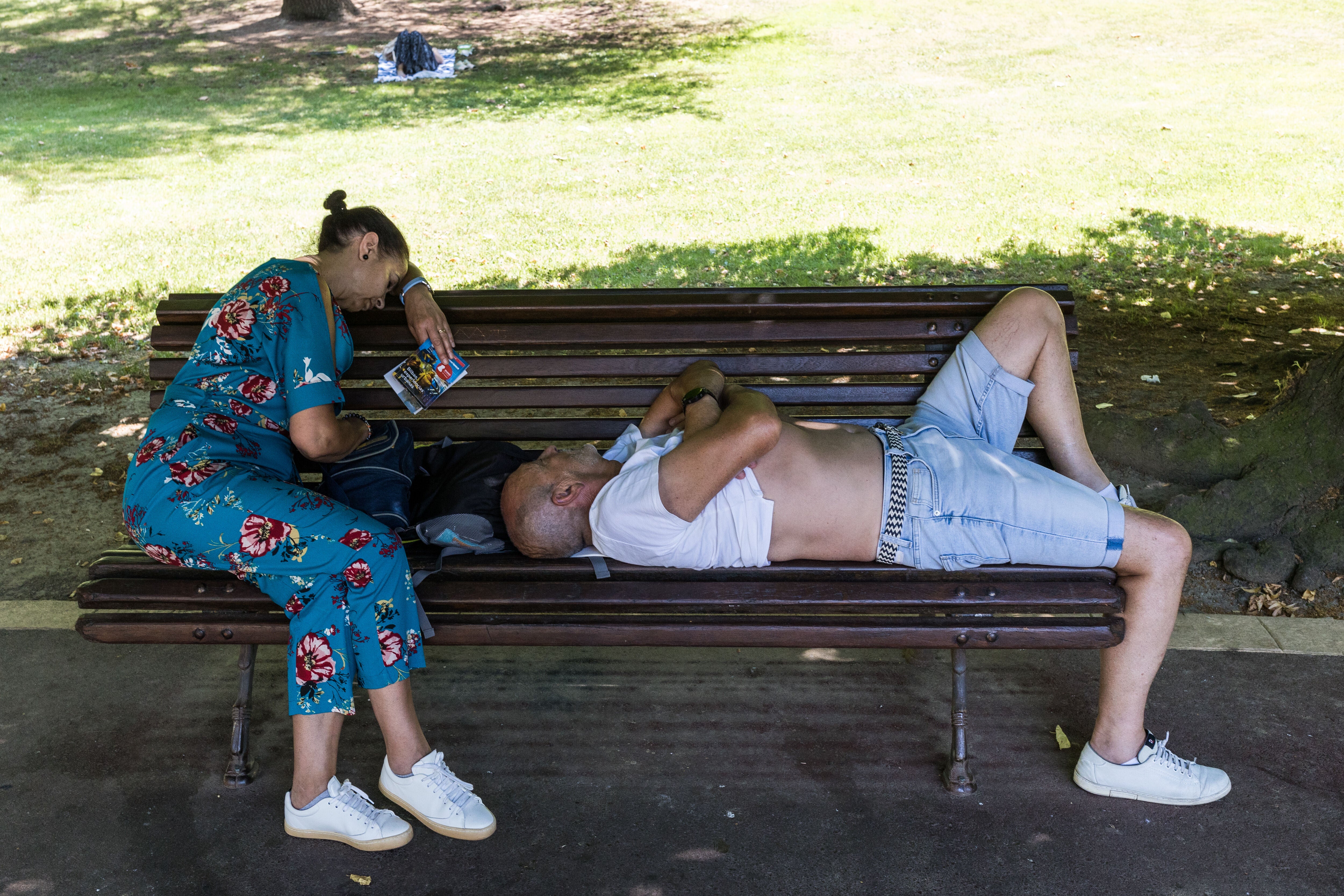 Ola de calor en Julio, en Bilbao.