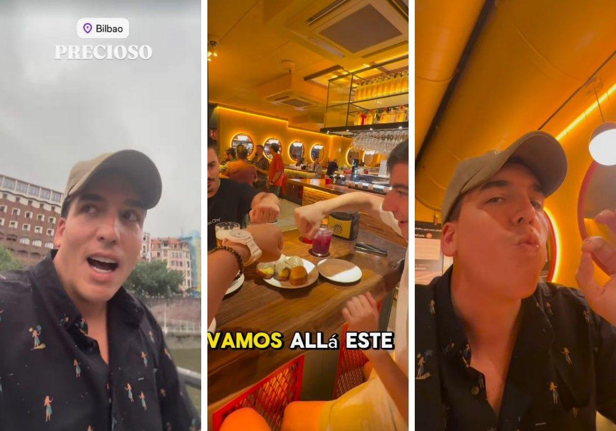 Xuso Jones vuelve a Bilbao: «Este es el mejor pintxo que he probado en mi vida»
