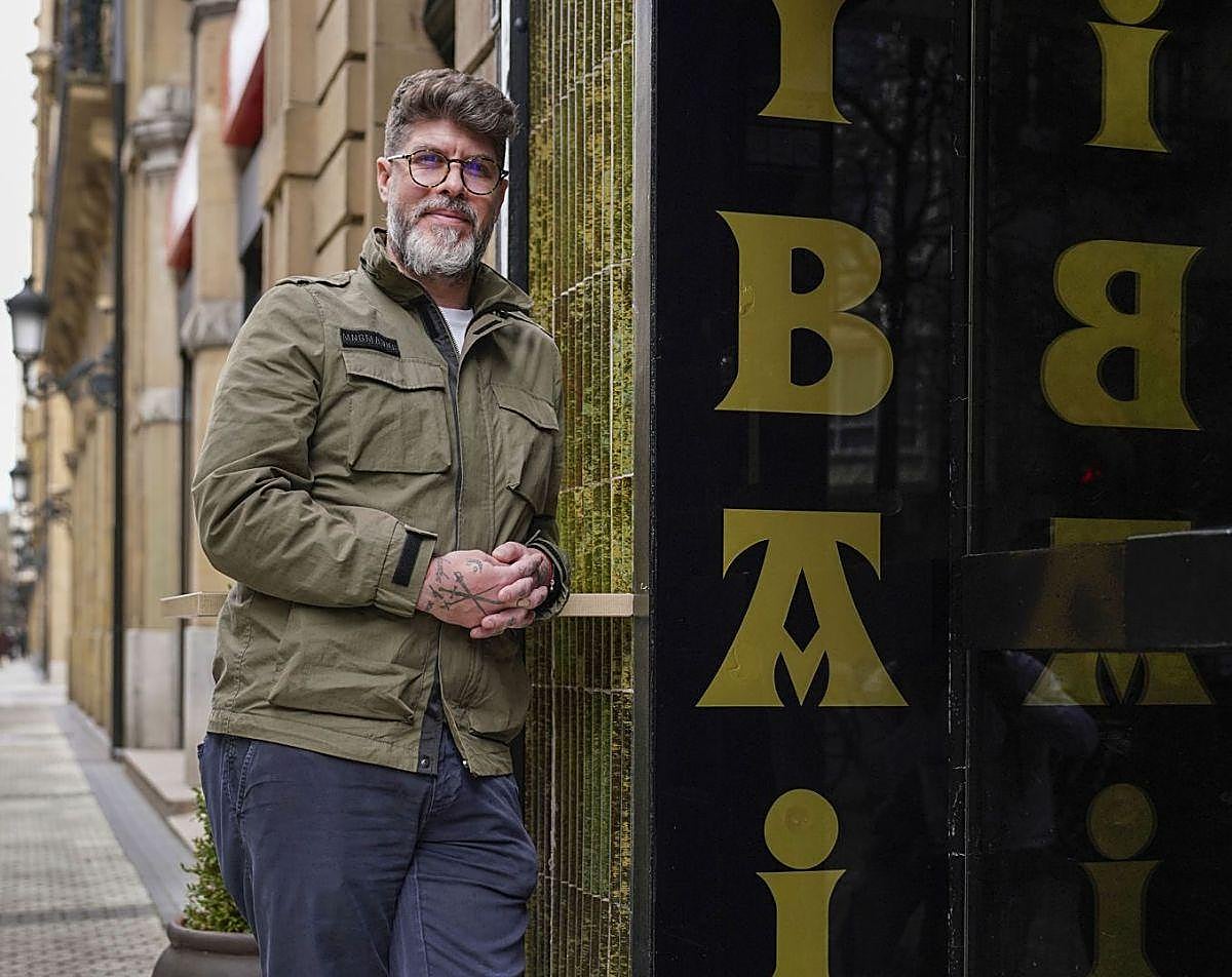 Paulo Airaudo en la entrada del Ibai.