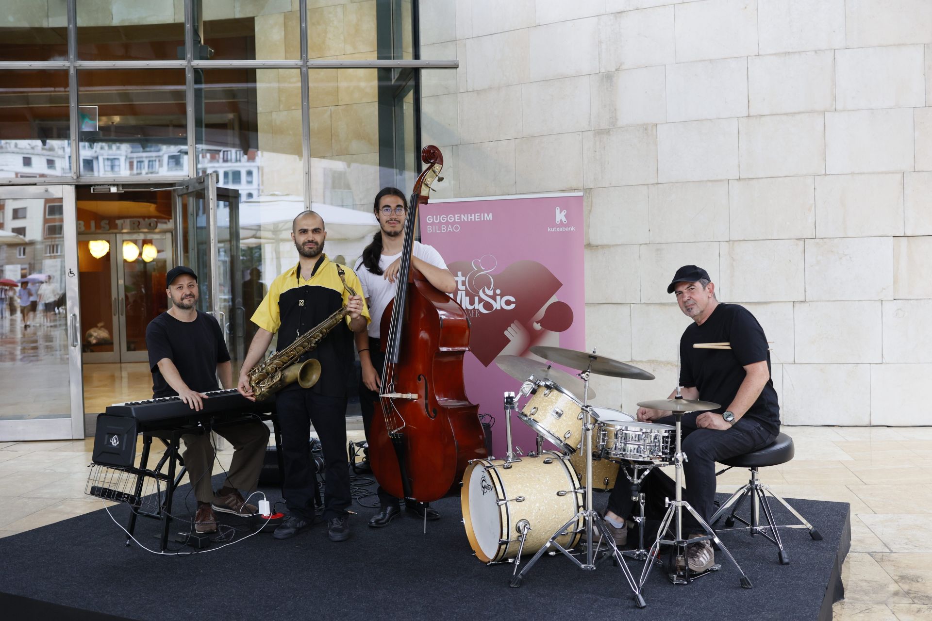 Ander Navascuez, Joao Fontenla, Pablo Maza y Gorka Iraundegi.