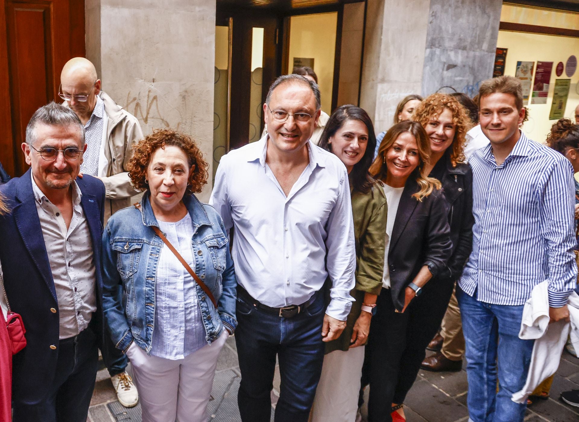 José González, Miren Fernández de Landa, Iñaki Ruiz de Galarreta, Alazne Arana, Naiara Bedialauneta, Idoia Goiri y Ion Pérez.