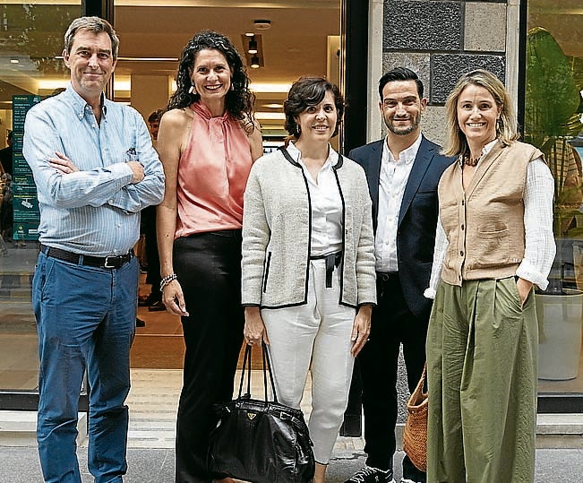 Alberto Subinas, Eva Gil, Carmen Velasco, Pedro Blanco y Raquel Ruiz