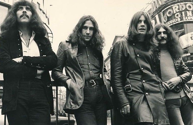 Black Sabbath en una imagen de los 70.