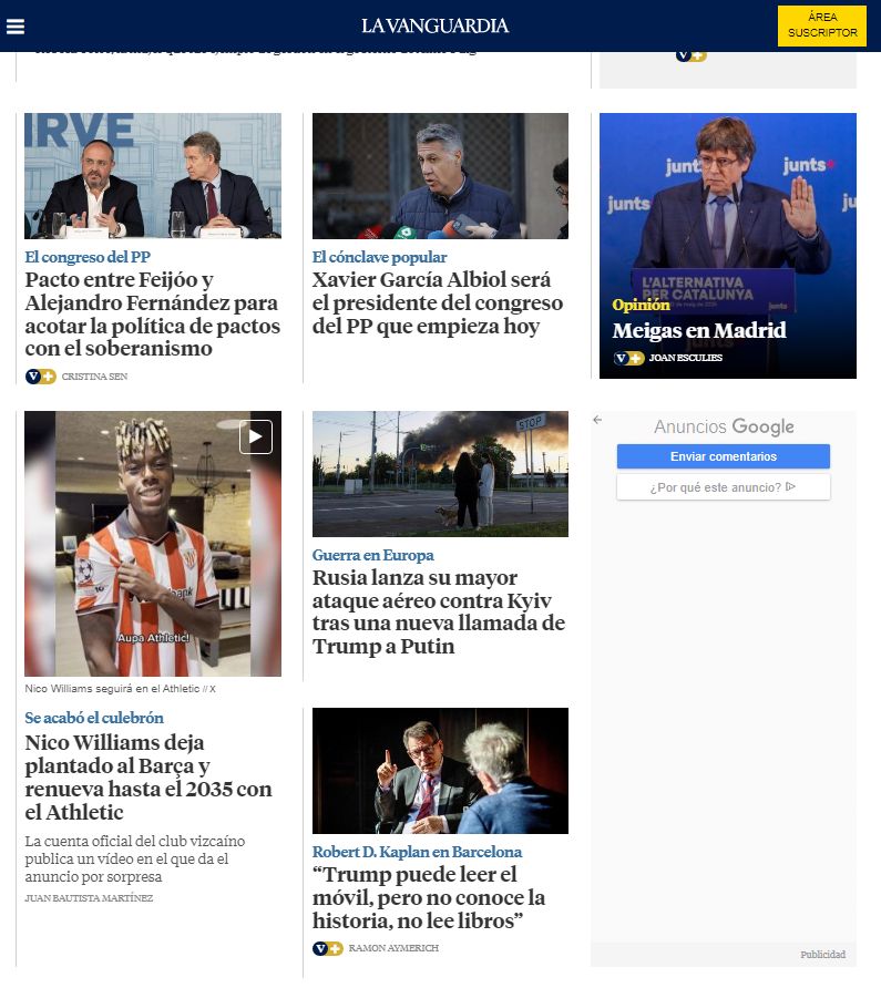 La reacción de la prensa catalana a la renovación de Nico