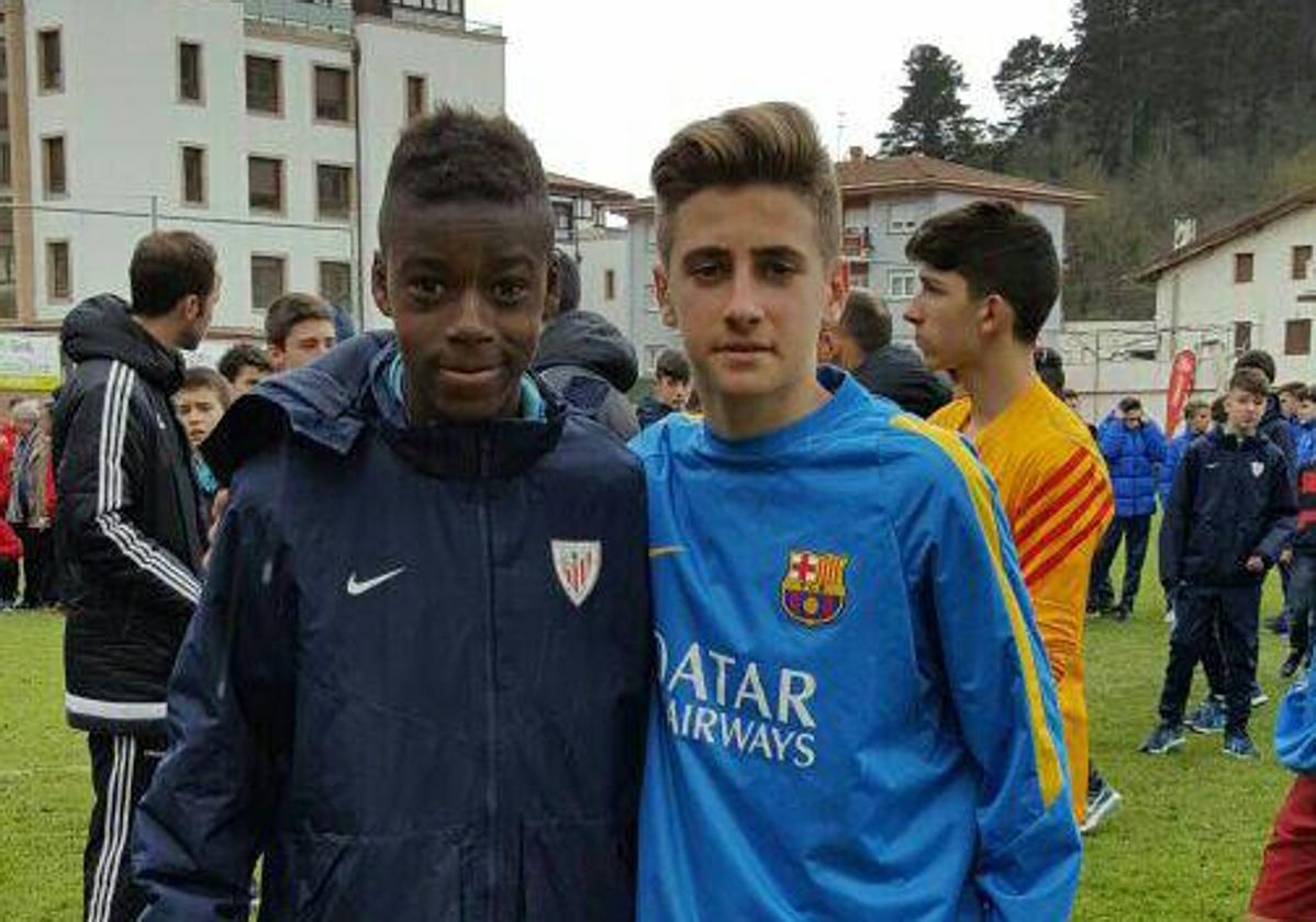 ¿Pulla del Athletic al Barça con una foto de Nico y Robert Navarro?