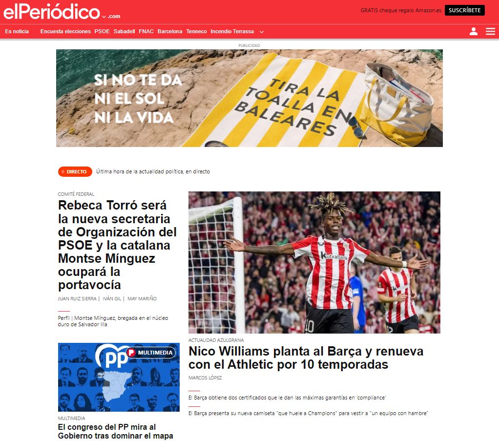 La reacción de la prensa catalana a la renovación de Nico