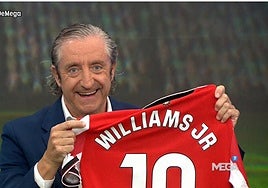 Pedrerol cumple su palabra y se compra la camiseta del renovado Nico Williams tras su polémico discurso: «Ya es mía»