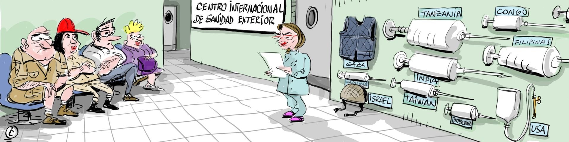 La viñeta de Cerrajería sobre las vacunas de los alaveses para viajar