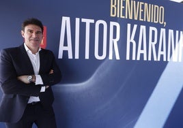 Karanka, durante su presentación.