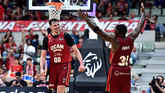 El Baskonia se lanza a por Rodions Kurucs, ala-pívot del UCAM Murcia