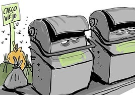 La viñeta de Cerrajería sobre la recogida neumática del Casco Viejo