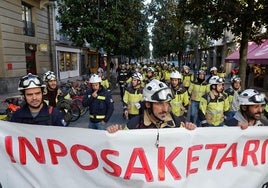 Bomberos de Álava celebran que se acabe con su «vulnerabilidad» y la juez obligue a incorporar 46 opositores