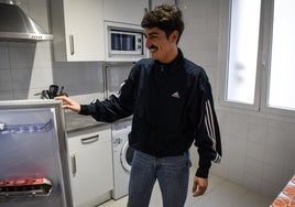 Carlos Quiroga es uno de los participantes del programa 'Jóvenes Solidarios'.