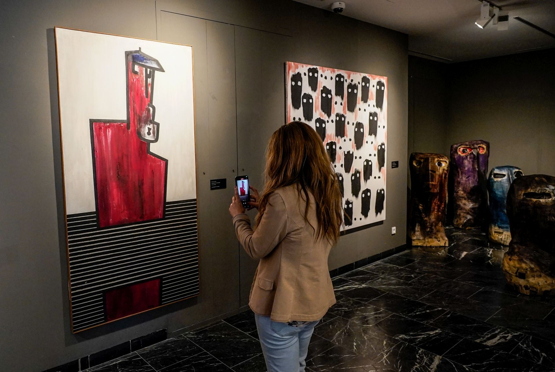 La exposición de Ibarrola en imágenes