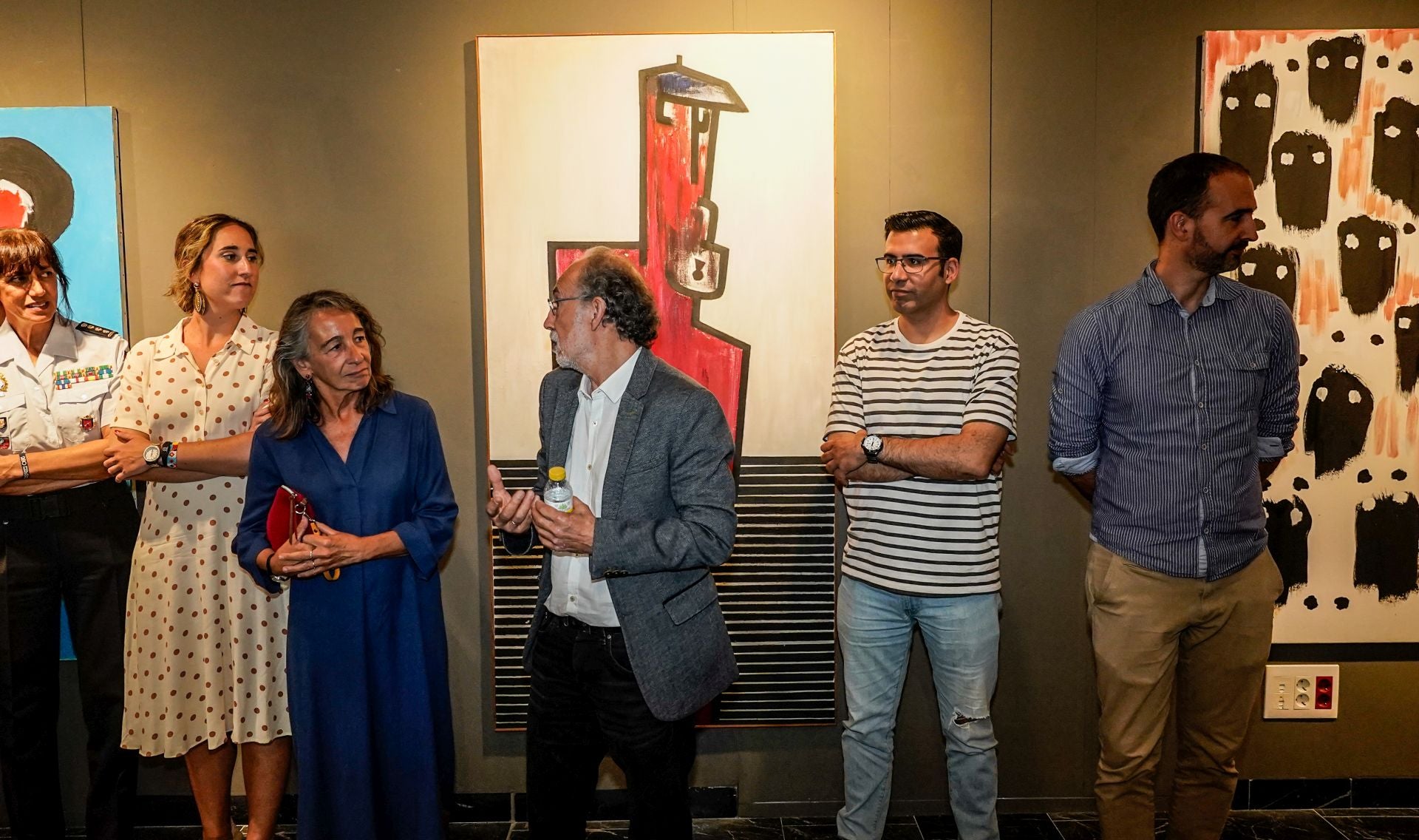 La exposición de Ibarrola en imágenes