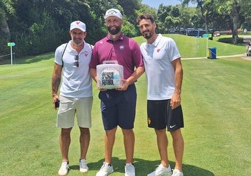 El encuentro entre Aduriz y Rahm en Valderrama: «Estás para jugar»